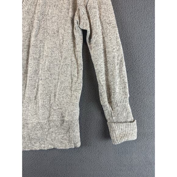 Evereve Cozy Gray Ribbed V Neck Women's Sweater Sz Small Gray - Picture 2 of 11